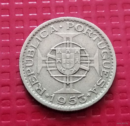 Португальская Ангола 2.5 эскудо 1953 г. #41521