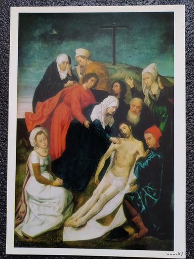 Открытка Гуго фан дер Гус. Около 1440 – 1482. Оплакивание Христа. Нидерландская живопись XV – XVI в. Государственный Эрмитаж.