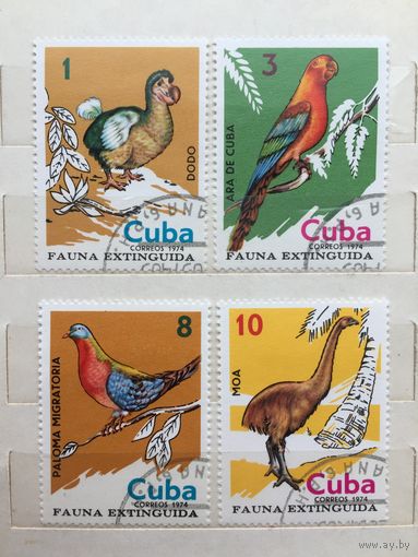 Куба 1974. Фауна, птицы