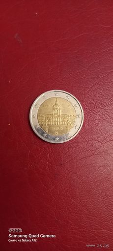 Германия, 2 евро 2018, Берлин, D.