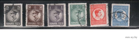 Румыния-1932, (Мих.425-432)  гаш., Стандарт,  Король Карл II,