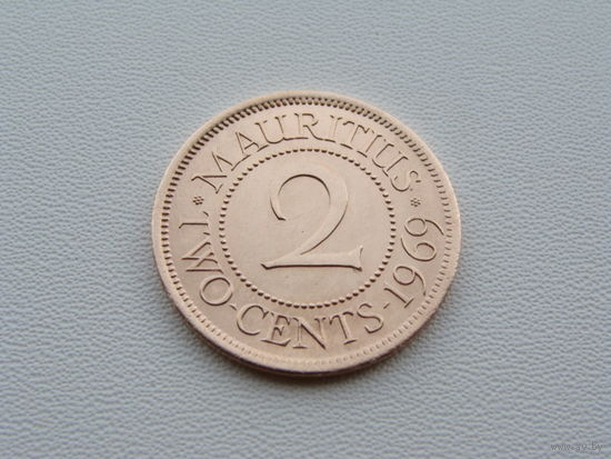 Маврикий.  2 цента 1969 год KM#32  Тираж: 500.000 шт