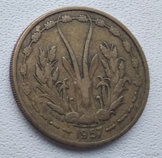 Французская Западная Африка 25 франков, Того 1957 6-6-22