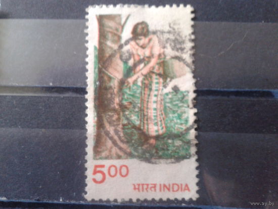 Индия 1980 Сбор латекса