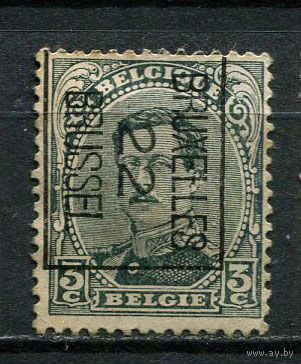 Бельгия - 1922 - Король Альберт I с надпечаткой  - [Mi.115V] - 1 марка. MH.  (Лот 24CS)