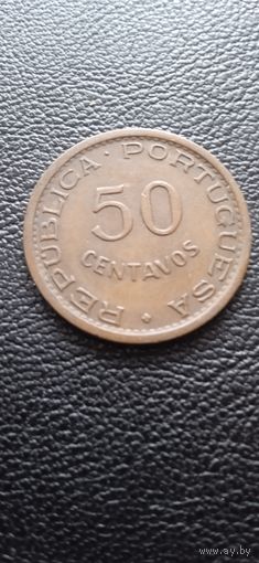 Португальский Мозамбик 50 сентаво 1974 г.