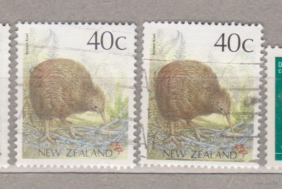 Птицы Фауна Новая Зеландия лот 1072 цена за 1-у марку