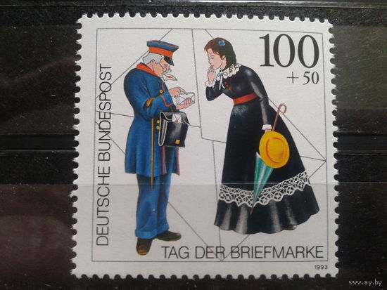 Германия 1993 День марки, почтальон **Михель-2,0 евро