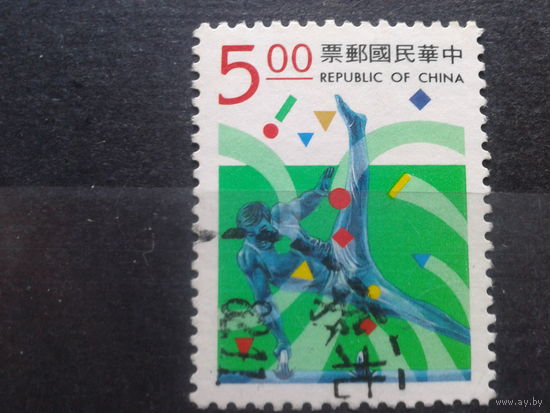 Тайвань, 1993. Гимнаст на коне