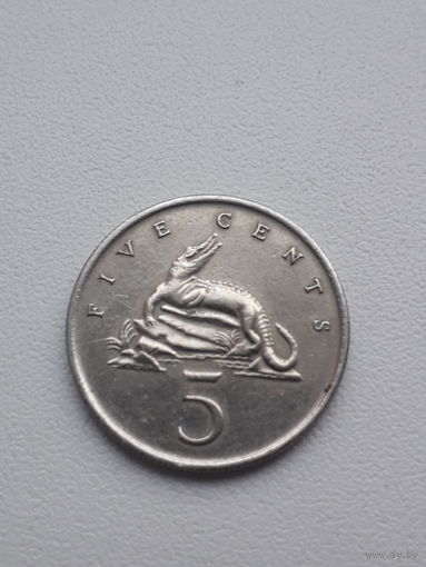 ЯМАЙКА 5 центов 1972 год/ кайман/