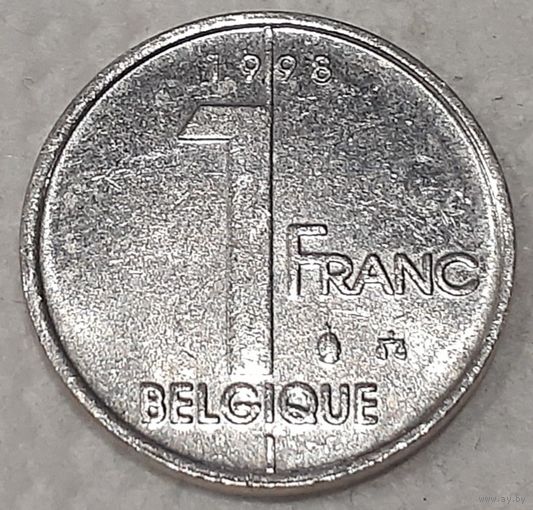 Бельгия 1 франк, 1998 (7-1-56)