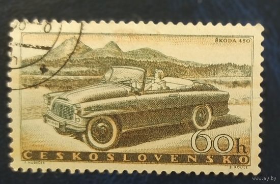 Чехословакия 1958 история автостроения (наклейки)