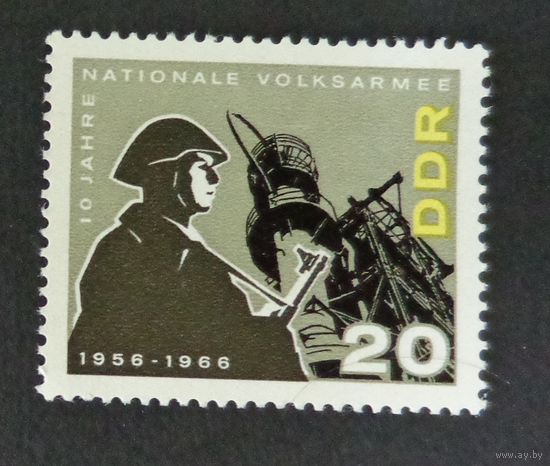 Германия, ГДР 1966 г. Mi.1163 MNH