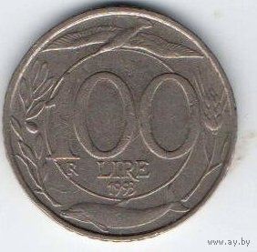 100 лир 1993 Италия