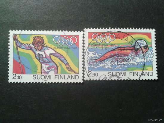 Финляндия 1992 Олимпиада в Барселоне и Альбервилле полная серия
