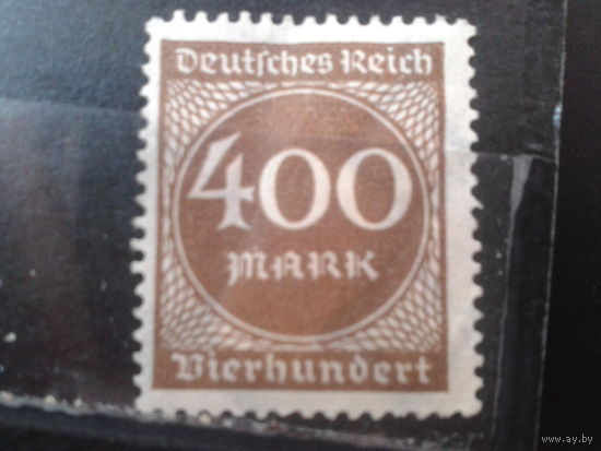 Германия 1923 Стандарт 400м *