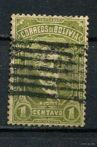 Боливия - 1897 - Томас Фриас 1С - [Mi.45] - 1 марка. Гашеная.  (Лот 31Di)