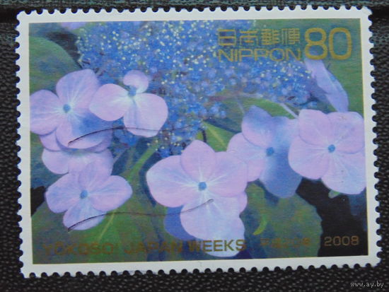 Япония 2008 г. Цветы.