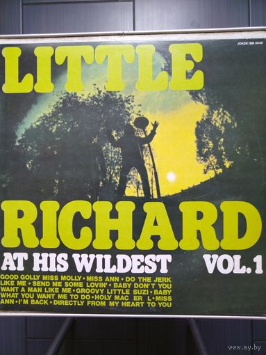 Little Richard -  At His Wildest Vol. 1 Jocker 74 Italy VG+/EX+