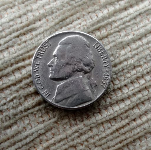 Werty71 США 5 центов 1957 D