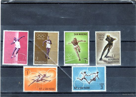 Сан-Марино. Олимпийские игры. 1956-1964.