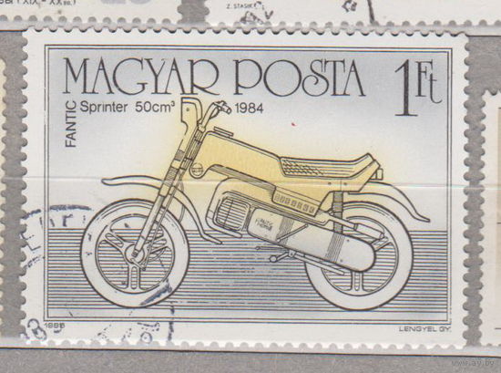 Мотоцикл 100-летие мотоцикла Венгрия 1985г лот 2