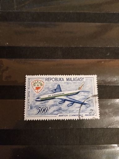1963 Мадагаскар Ивер РА88 оценка 4,5 евро авиация самолёт выпускалась одиночкой (1-11)