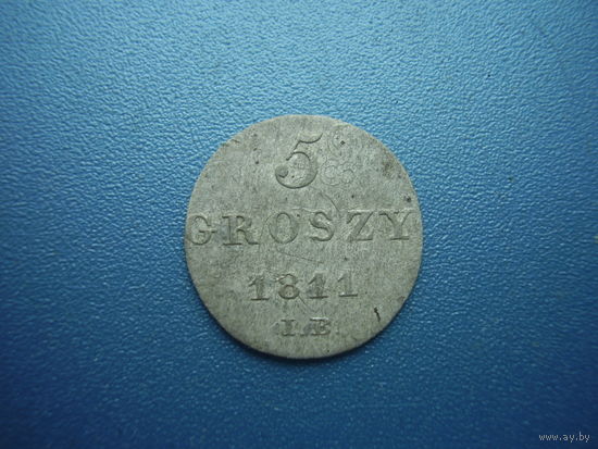 5 грошей 1811 Варшавског Герцогство  перечекан