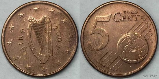 5 евроцентов Ирландия 2002г
