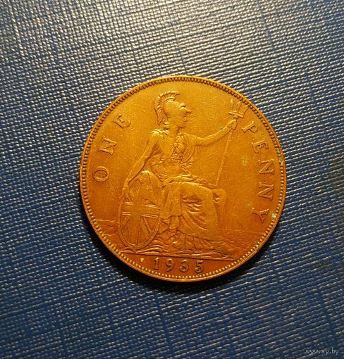 1 пенни 1935 Великобритании