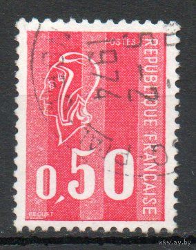 Стандартный выпуск Франция  1971 год серия из 1 марки