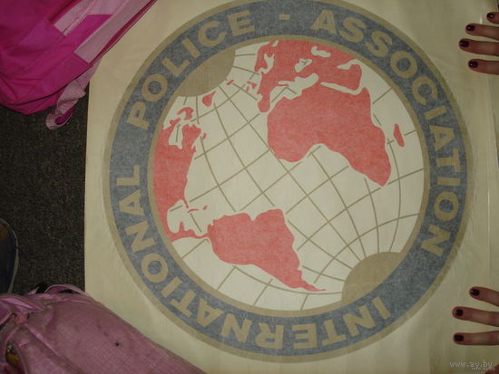 Наклейка "IPA" (2) международная полицейская ассоциация