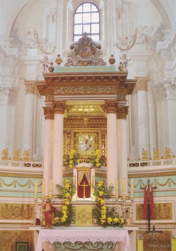 Беларусь 2023 Главный алтарь  в костеле Успения Пресвятой Девы Марии (фото Медведь)