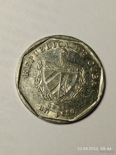 Куба 1 песо 1998 года