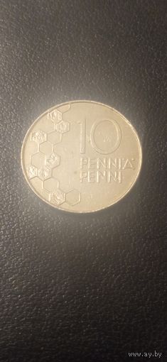 Финляндия 10 пенни 1995г.