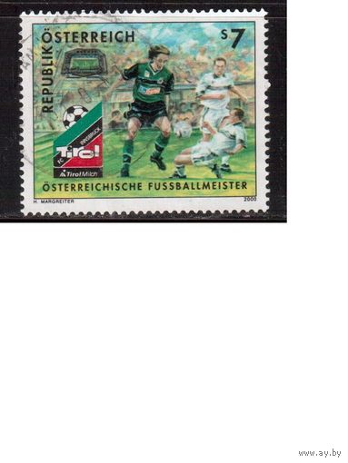 Австрия-2000 (Мих.2307) , гаш.,  Спорт , Футбол,