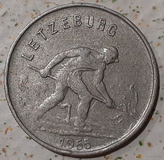 Люксембург 1 франк, 1955 (1-2-25)