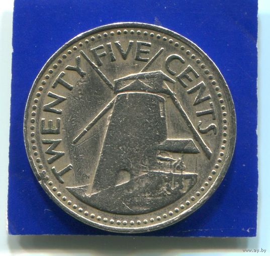 Барбадос 25 центов 1978