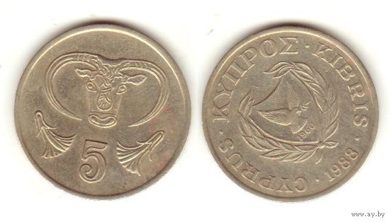 5 центов 1988