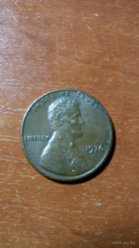 1 цент США 1976 г