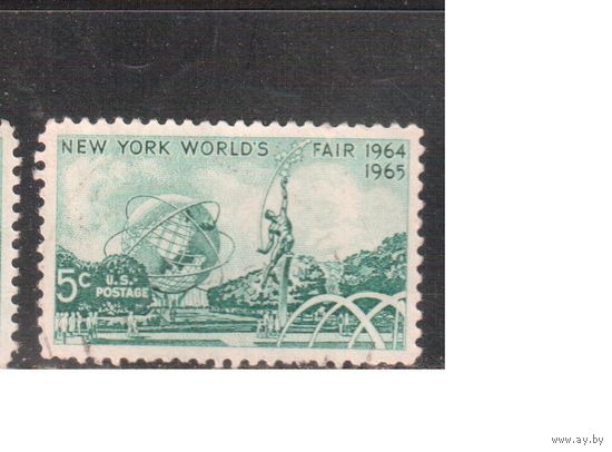 США-1964, (Мих.857) , гаш., Выставка в Нью-Йорке(одиночка),