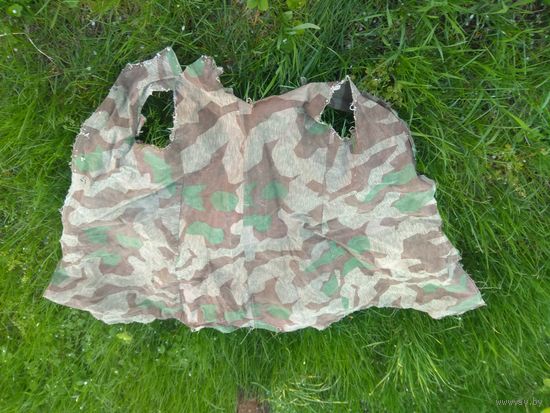WW2: предположительно остатки десантного халата парашютиста или полевой куртки Люфтваффе.