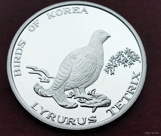 Северная Корея 1 вона, 2001 Птицы Кореи - Тетерев