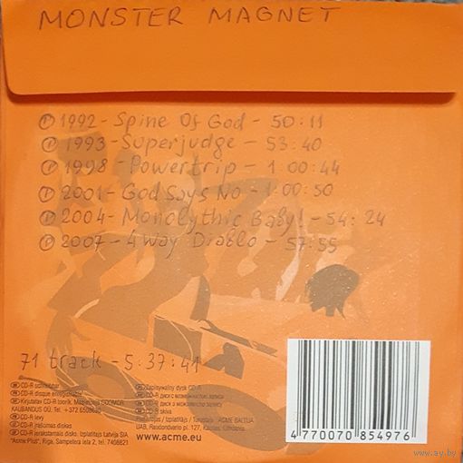 CD MP3 дискография MONSTER MAGNET - 1 CD