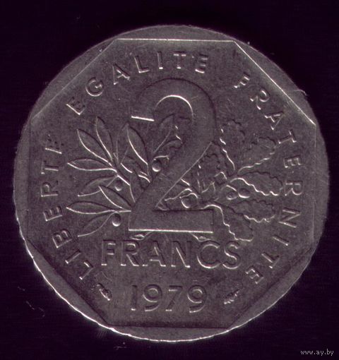 2 Франка 1979 год Франция
