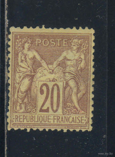 Франция 1876 Вып Мир и Торговля Стандарт #62I**.