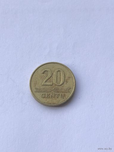20 цент, 1997 г., Литва