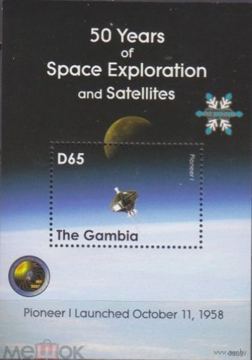 2008 Гамбия 5965 / B768 50 лет со дня запуска спутника Pioneer I    MNH