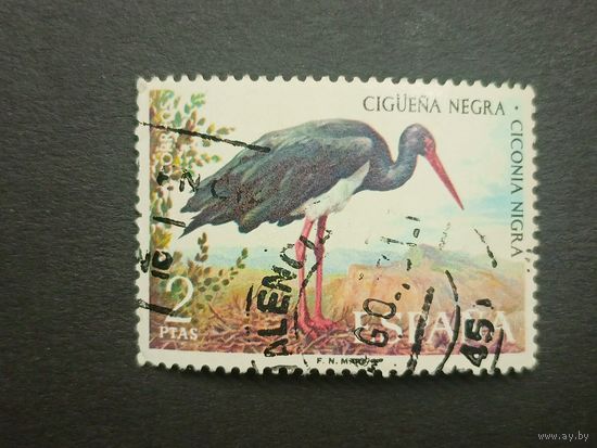 Испания 1973. Птицы