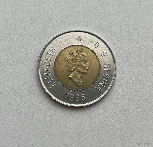 КАНАДА  2 доллара 1996 г.